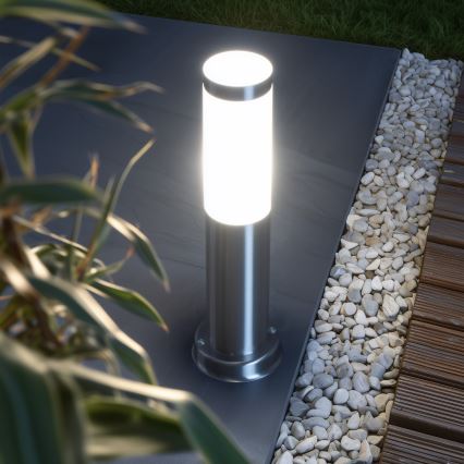 Brilagi - Φωτιστικό εξωτερικού χώρου NOVA 1xE27/15W/230V 40 cm IP44 ματ χρώμιο