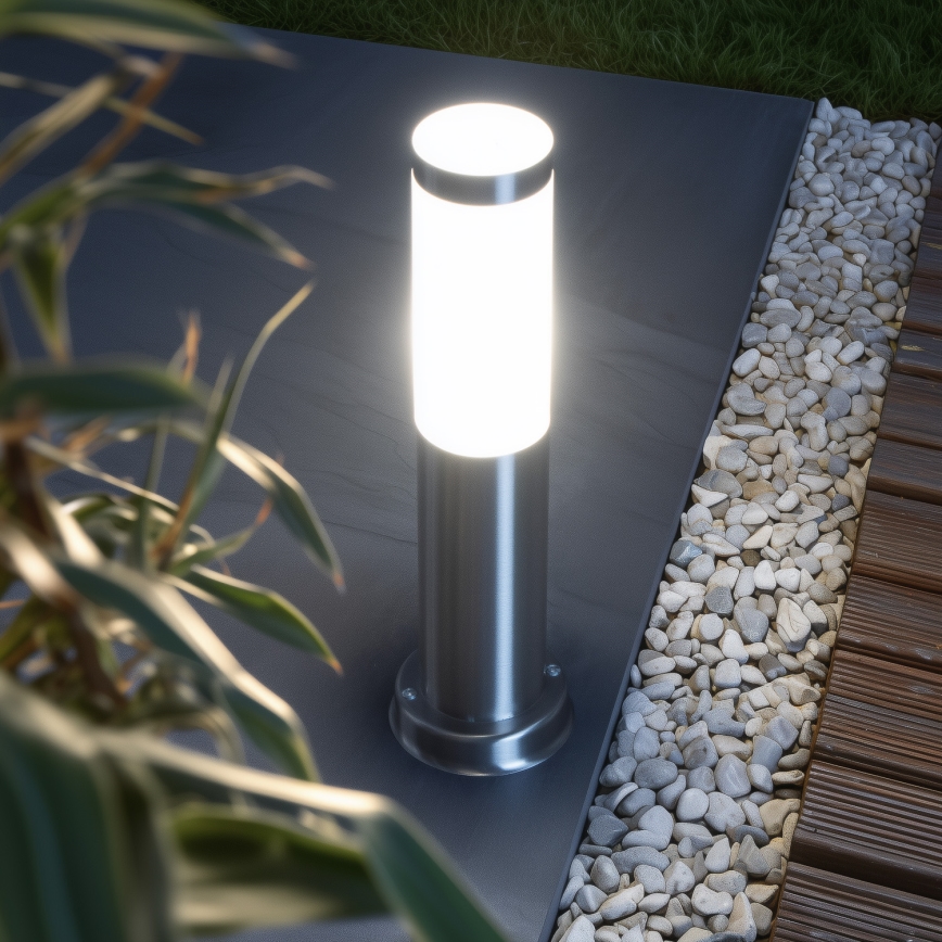 Brilagi - Φωτιστικό εξωτερικού χώρου NOVA 1xE27/15W/230V 40 cm IP44 ματ χρώμιο