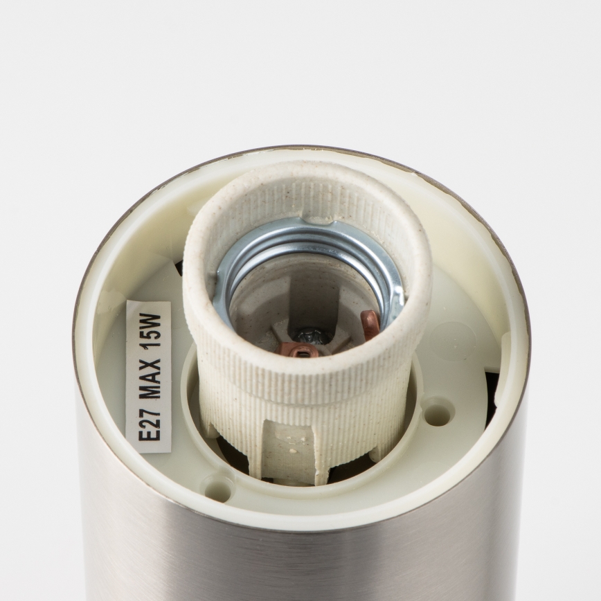 Brilagi - Φωτιστικό εξωτερικού χώρου NOVA 1xE27/15W/230V 40 cm IP44 ματ χρώμιο