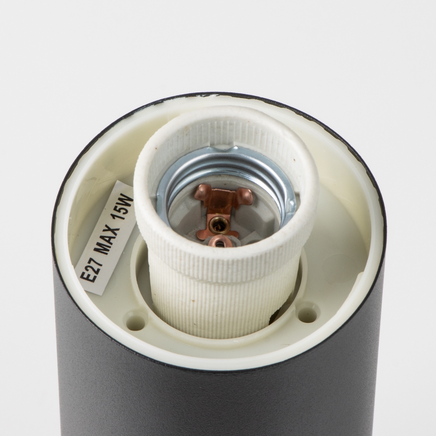 Brilagi - Φωτιστικό εξωτερικού χώρου NOVA 1xE27/15W/230V 40 cm IP44 μαύρο