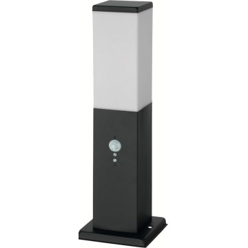 Brilagi - Φωτιστικό εξωτερικού χώρου με αισθητήρα 1xE27/15W/230V 40 cm IP44 μαύρο