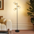 BRILAGI - Φωτιστικό δαπέδου HYGGE 3xE14/15W/230V ξύλινο/καπνιστό
