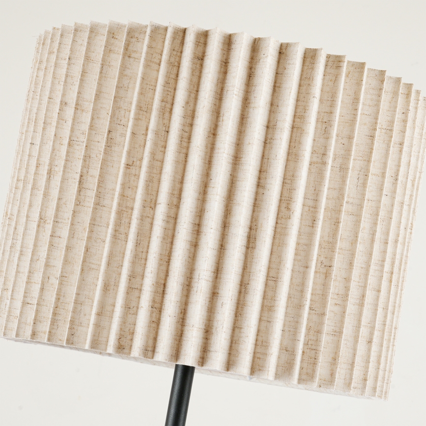 Brilagi - Φωτιστικό δαπέδου NORDIC WAVE 1xE27/15W/230V λινό/μαύρο