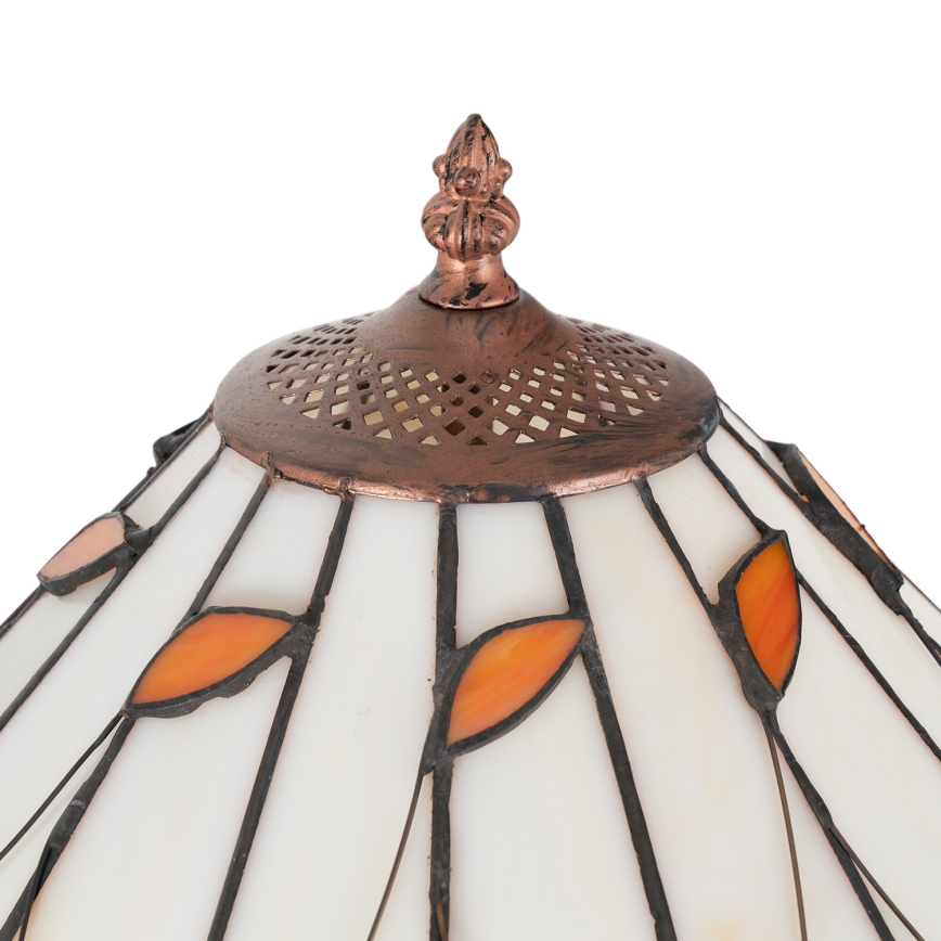 Brilagi - Φωτιστικό δαπέδου βιτρώ Tiffany FOLIA 2xE27/60W/230V