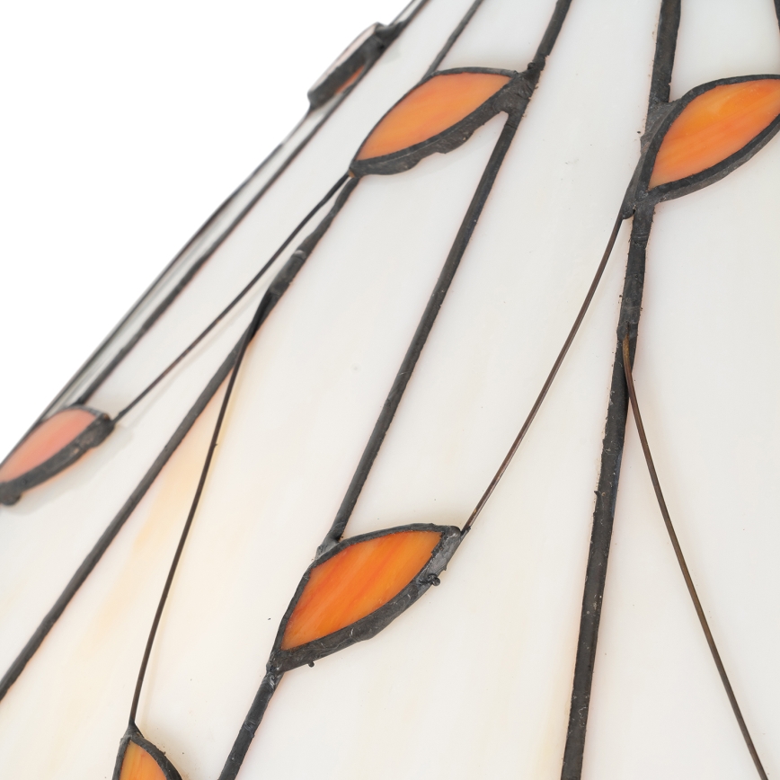 Brilagi - Φωτιστικό δαπέδου βιτρώ Tiffany FOLIA 2xE27/60W/230V