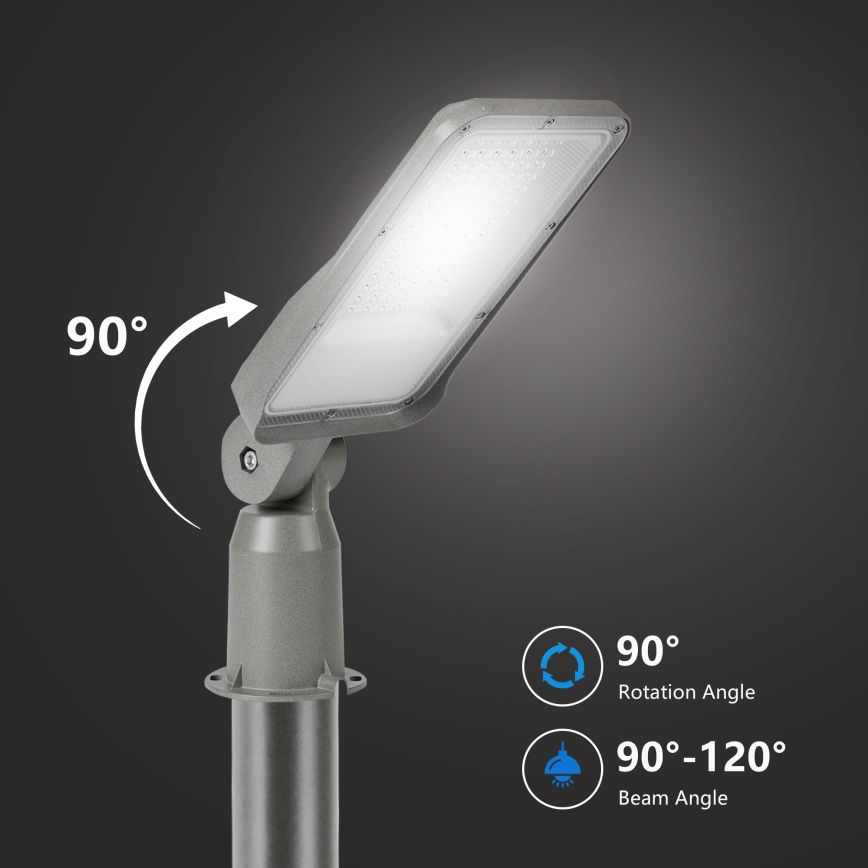 Brilagi - Φωτιστικό δρόμου LED URBANLIGHT LED/50W/230V γκρι IP65