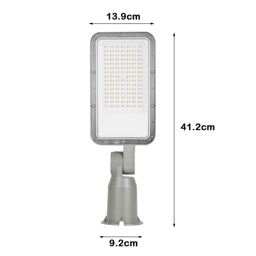 Brilagi - Φωτιστικό δρόμου LED URBANLIGHT LED/50W/230V γκρι IP65