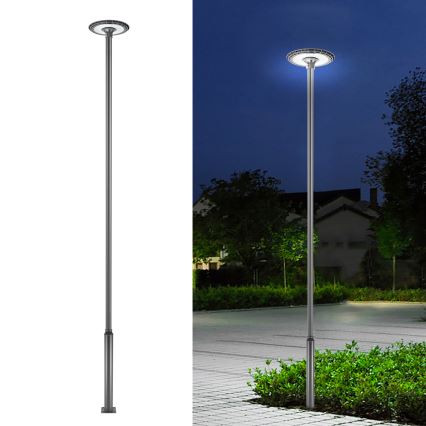 Brilagi - LED φωτιστικό δρόμου με στύλο 5 m URBANSPARK LED/120W/230V ανθρακί IP65