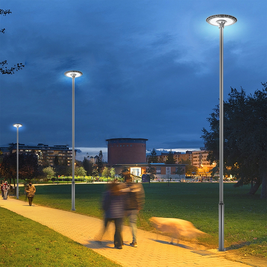 Brilagi - LED φωτιστικό δρόμου με στύλο 5 m URBANSPARK LED/120W/230V ανθρακί IP65