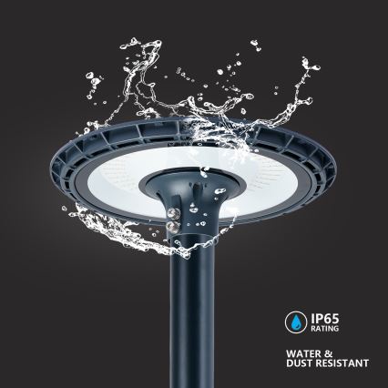 Brilagi - LED φωτιστικό δρόμου με στύλο 5 m URBANSPARK LED/120W/230V ανθρακί IP65