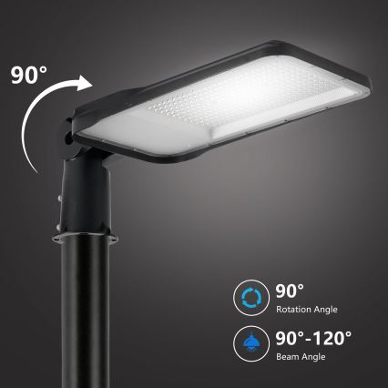 Brilagi - Φωτιστικό δρόμου URBANLIGHT LED/200W/230V μαύρο IP65