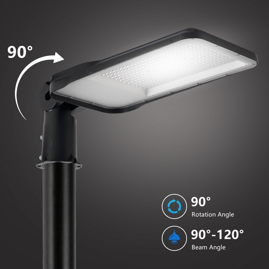 Brilagi - Φωτιστικό δρόμου URBANLIGHT LED/200W/230V μαύρο IP65