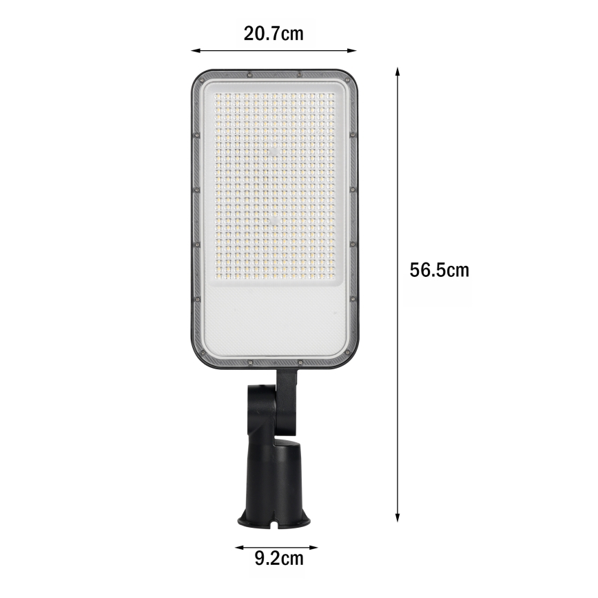 Brilagi - Φωτιστικό δρόμου URBANLIGHT LED/200W/230V μαύρο IP65