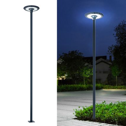 Brilagi - Φωτιστικό δρόμου LED με στύλο 4 m URBANSPARK LED/120W/230V ανθρακί IP65