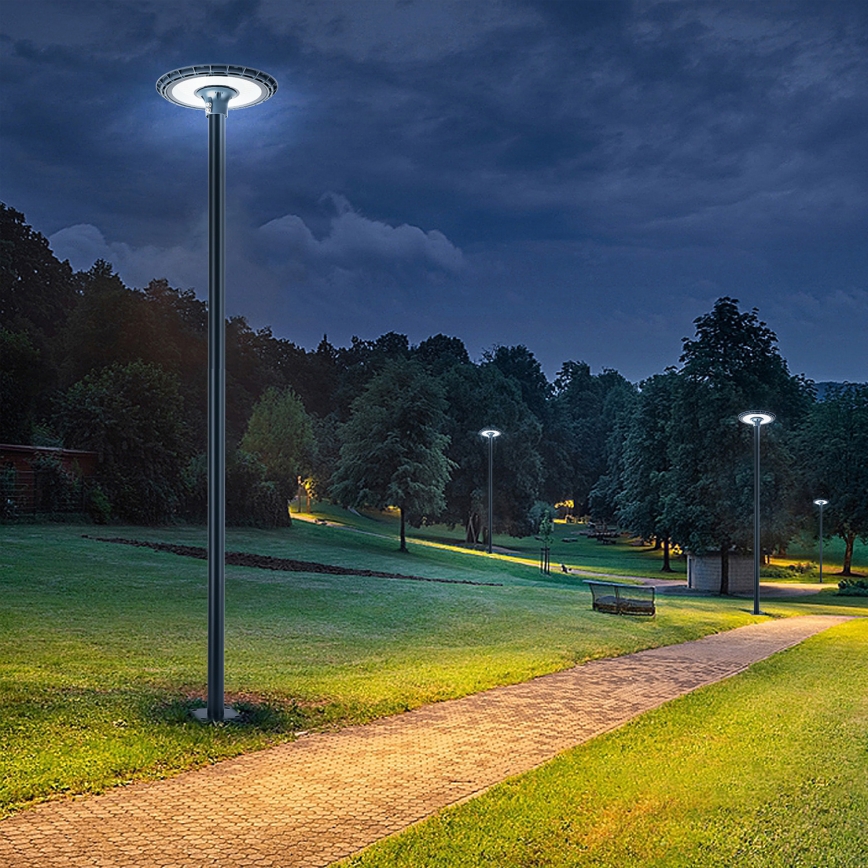 Brilagi - Φωτιστικό δρόμου LED με στύλο 4 m URBANSPARK LED/120W/230V ανθρακί IP65