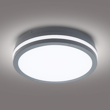 Brilagi - Φωτιστικό εξωτερικού χώρου LED BENE LED/24W/230V διάμετρος 26 cm ανθρακί IP54