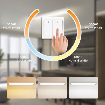 Brilagi - LED φωτιστικό οροφής μπάνιου FRAME LED/50W/230V 3000/4000/6000K 120x30 cm IP44 ασημί