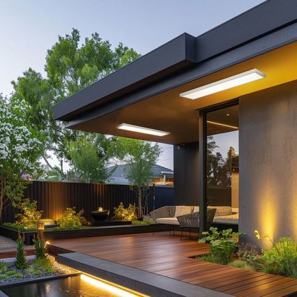 Brilagi - LED φωτιστικό οροφής μπάνιου FRAME LED/50W/230V 3000/4000/6000K 120x30 cm IP44 ασημί