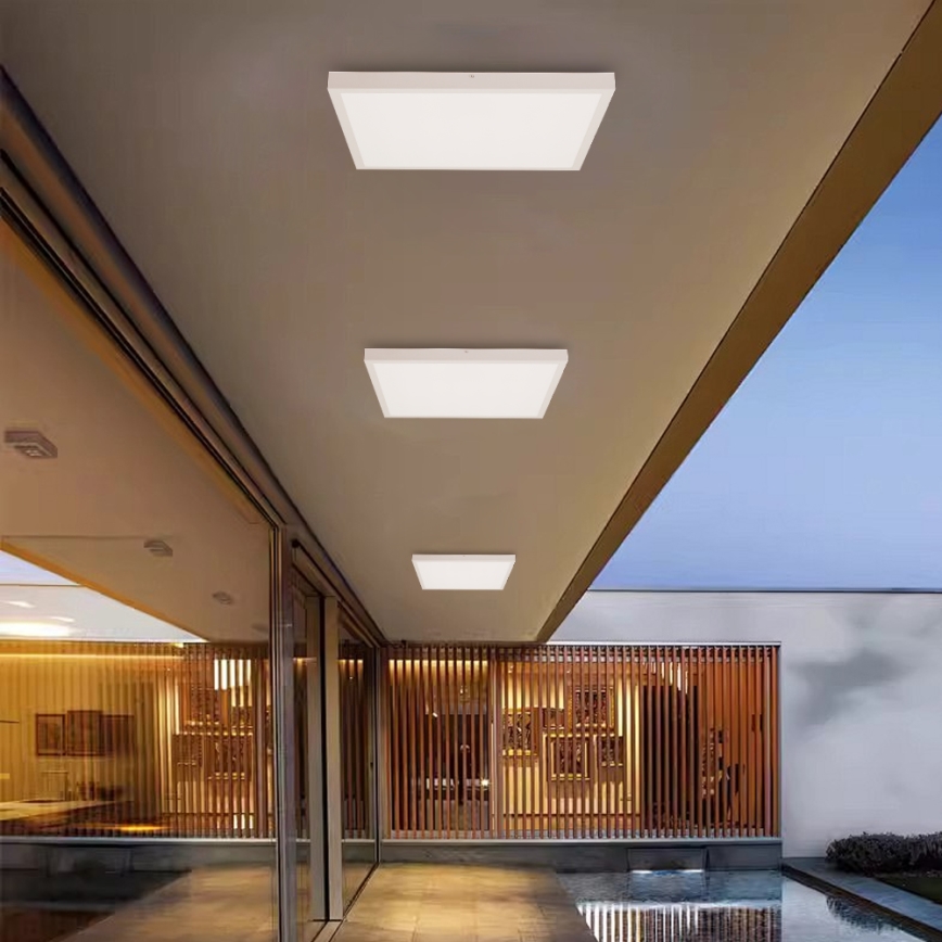 Brilagi - Φωτιστικό οροφής μπάνιου LED FRAME LED/50W/230V 60x60 cm 3000/4000/6000K IP44 λευκό