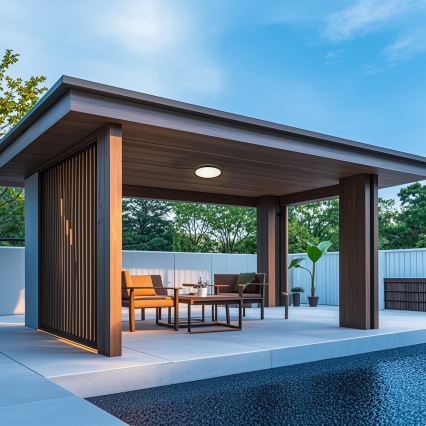 Brilagi - Φωτιστικό οροφής μπάνιου LED ULTRA SLIM LED/12W/230V διάμετρος 22,5 cm μαύρο IP54