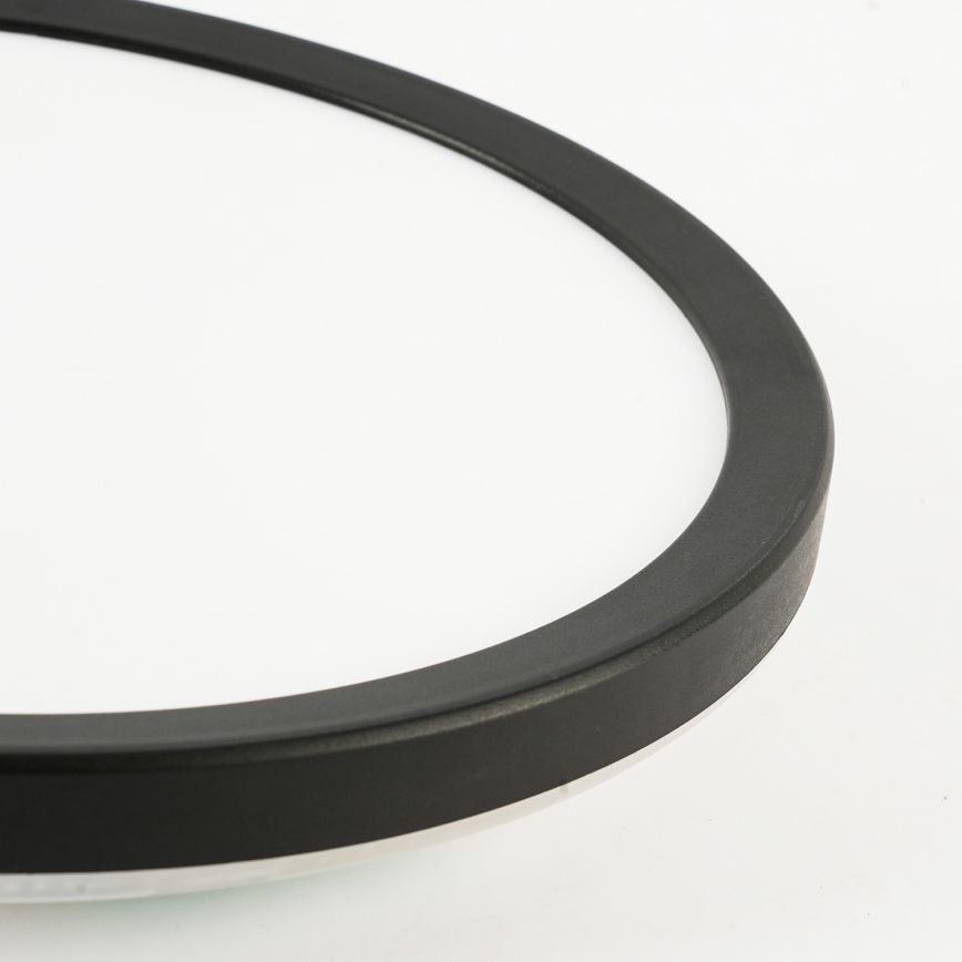 Brilagi - Φωτιστικό οροφής μπάνιου LED ULTRA SLIM LED/12W/230V διάμετρος 22,5 cm μαύρο IP54