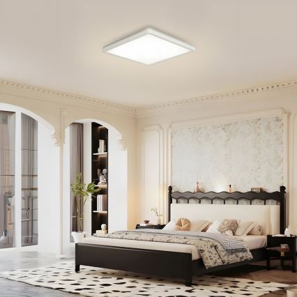 Brilagi - Φωτιστικό οροφής μπάνιου LED ULTRA SLIM LED/18W/230V 30x30 cm λευκό IP54