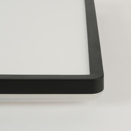 Brilagi - Φωτιστικό οροφής μπάνιου LED ULTRA SLIM LED/24W/230V 42x42 cm μαύρο IP54