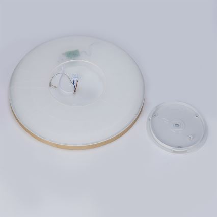 Brilagi - LED Φωτιστικό οροφής μπάνιου ULTRA SLIM LED/24W/230V Ø 42 cm χρυσό IP54