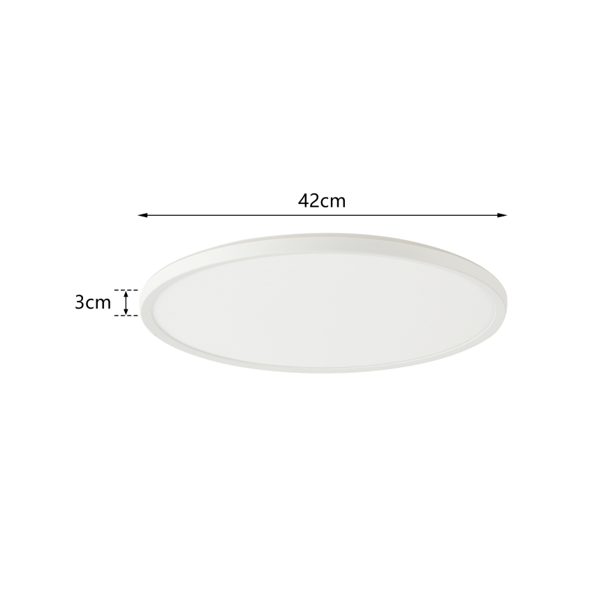 Brilagi - Φωτιστικό οροφής μπάνιου LED ULTRA SLIM LED/24W/230V διάμετρος 42 cm λευκό IP54