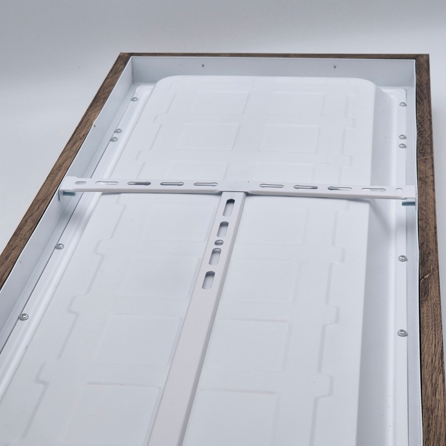 Brilagi - LED φωτιστικό οροφής για μπάνιο WOODY FRAME LED/50W/230V 120x30 cm IP44 δρυς καρυδιά