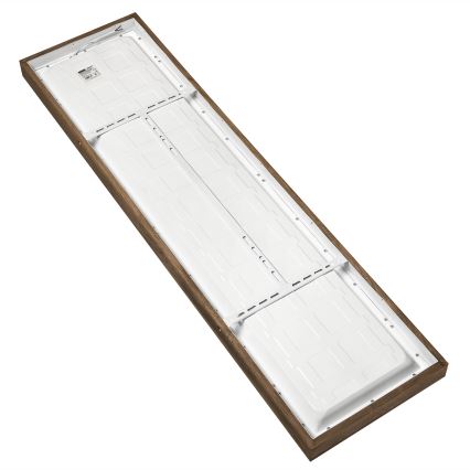 Brilagi - LED φωτιστικό οροφής για μπάνιο WOODY FRAME LED/50W/230V 120x30 cm IP44 δρυς καρυδιά