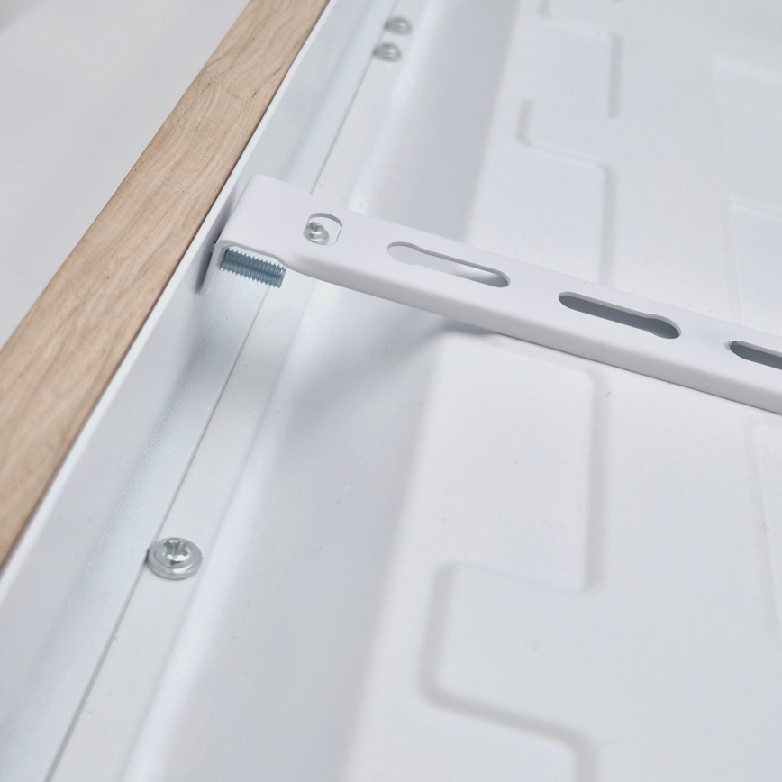 Brilagi - Φωτιστικό οροφής LED για μπάνιο WOODY FRAME, 50W/230V, 60x60 cm, IP44, σε απόχρωση δρυός