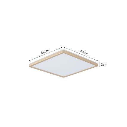 Brilagi - Φωτιστικό μπάνιου ULTRA SLIM LED/24W/230V 42x42 cm χρυσό IP54