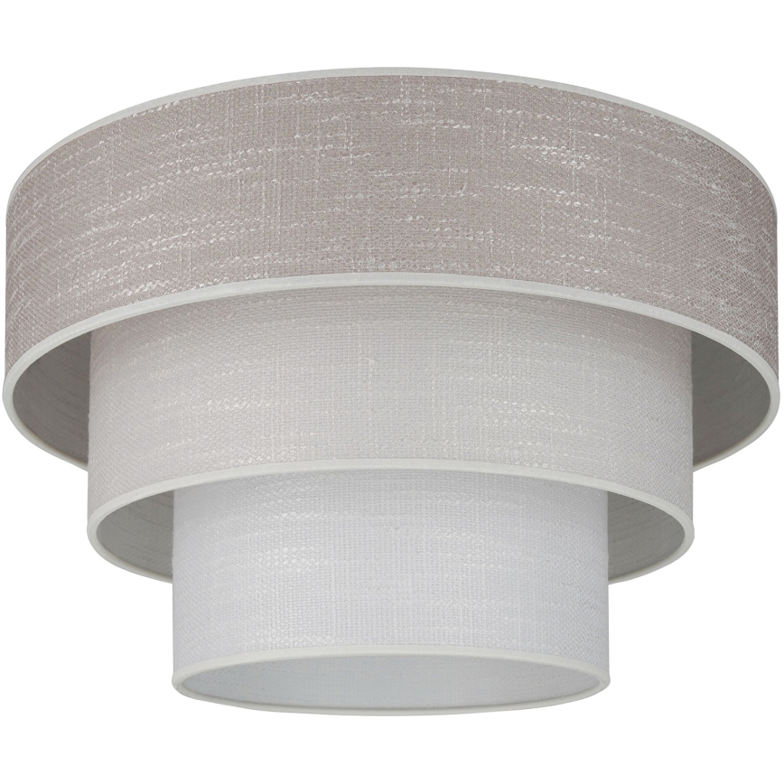 Brilagi - Φωτιστικό οροφής ALASKA LUNETA 1xE27/15W/230V διάμετρος 45 cm γκρι/κρεμ