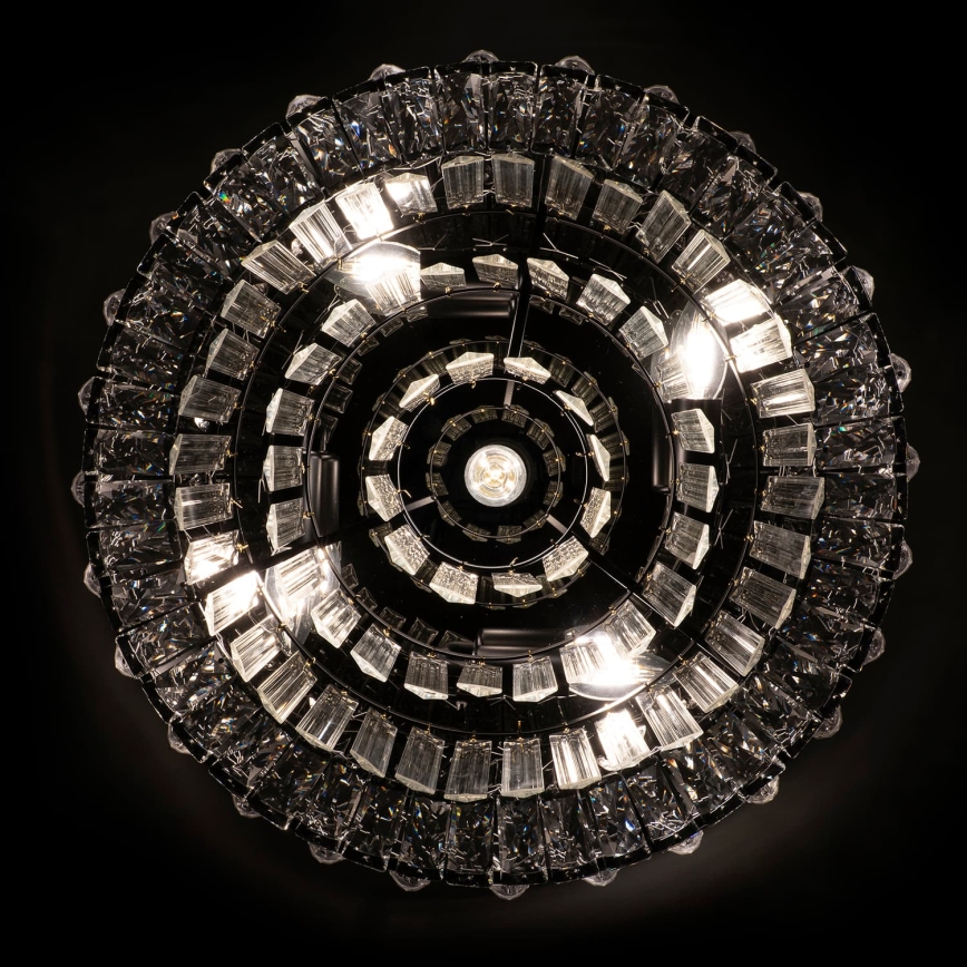 BRILAGI - Φωτιστικό οροφής AURELIA, 5xE14/40W/230V, διάμ. 50 cm, μαύρο