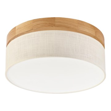 Brilagi - Φωτιστικό οροφής BELLADONNA LED/20W/230V, διάμ. 30 εκ., εκρού/δρυς