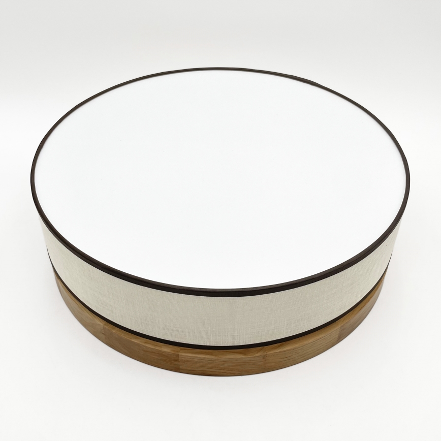 Brilagi - Φωτιστικό οροφής BELLADONNA LED/36W/230V Ø 40 cm κρεμ/δρυς