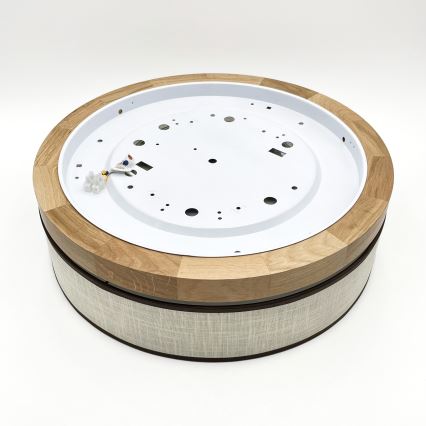 Brilagi - Φωτιστικό οροφής BELLADONNA LED/36W/230V Ø 40 cm κρεμ/δρυς