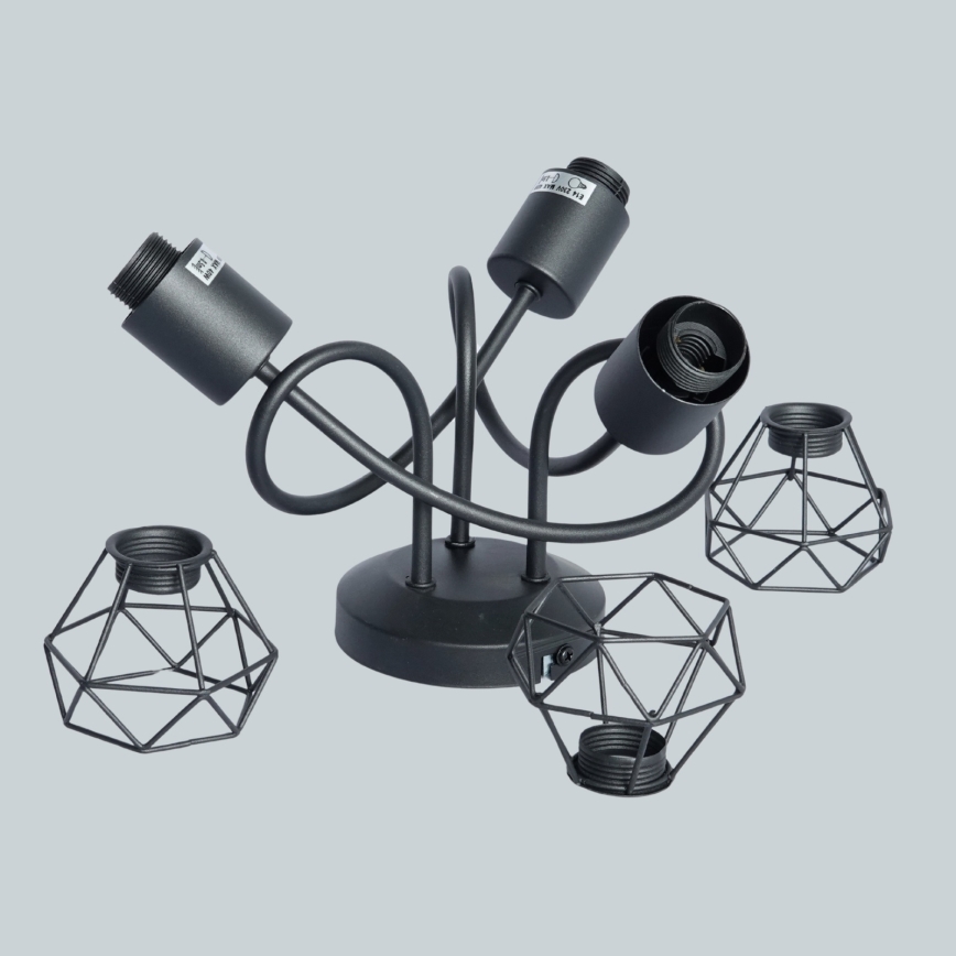 Brilagi - Φωτιστικό οροφής CAGE 3xE14/40W/230V