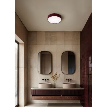 Brilagi - Φωτιστικό οροφής CLARE 3xE27/24W/230V διάμ. 40 cm μπουργουνδί