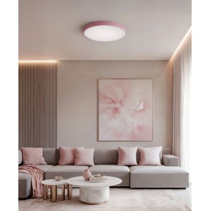 Brilagi - Φωτιστικό οροφής CLARE 4xE27/24W/230V, διάμ. 50 εκ., ροζ