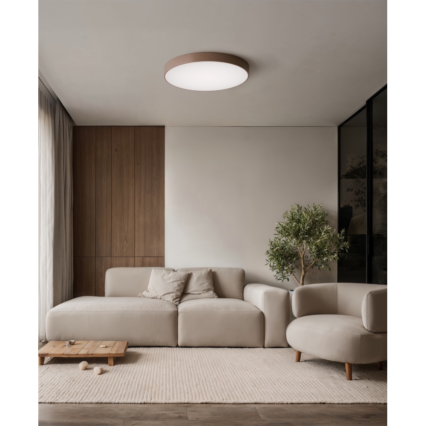 Brilagi - Φωτιστικό οροφής CLARE 4xE27/40W/230V διάμ. 50 cm καφέ