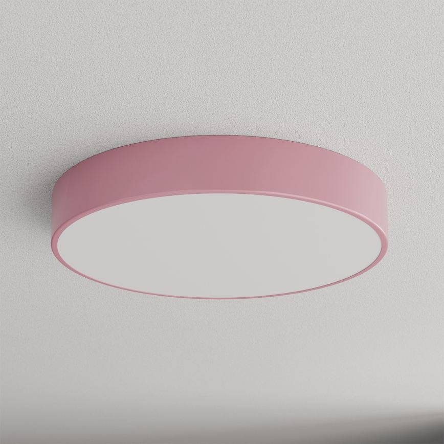 Brilagi - Φωτιστικό οροφής CLARE 4xE27/40W/230V, διάμ. 50 εκ., ροζ