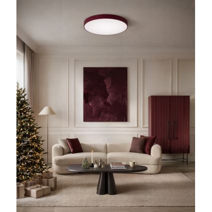 Brilagi - Φωτιστικό οροφής CLARE 4xE27/40W/230V διάμ. 50 εκ. βυσσινί