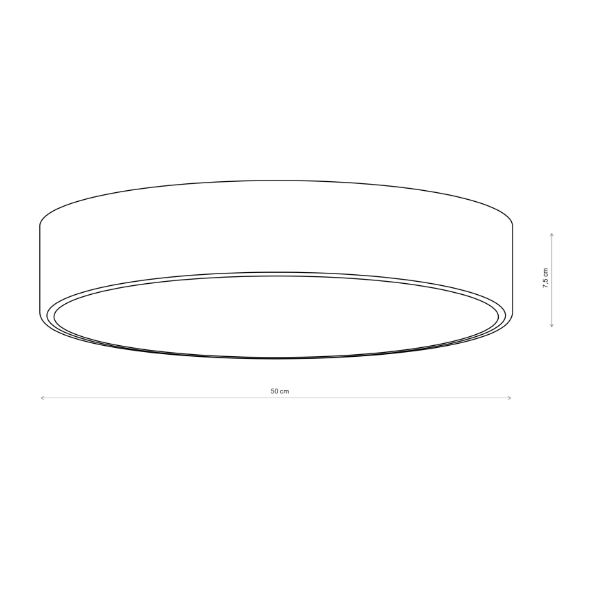 Brilagi - Φωτιστικό οροφής CLARE 4xE27/40W/230V διάμ. 50 εκ. βυσσινί