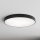 Brilagi - Φωτιστικό οροφής CLARE 6xE27/40W/230V διάμετρος 80 cm μαύρο
