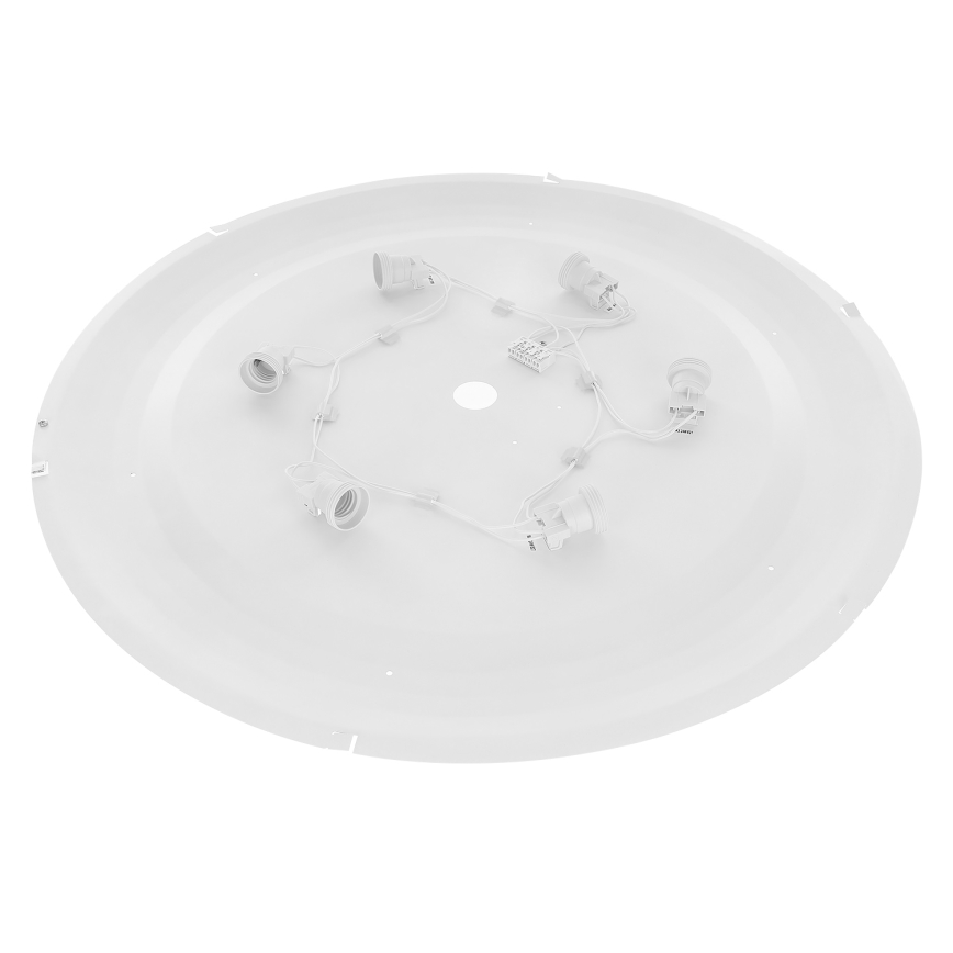 Brilagi - Φωτιστικό οροφής CLARE 6xE27/40W/230V διάμετρος 80 cm μαύρο