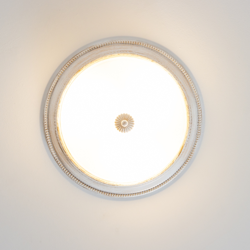 Brilagi - Φωτιστικό οροφής CLASSIC 3xE27/60W/230V κρεμ/πατίνα