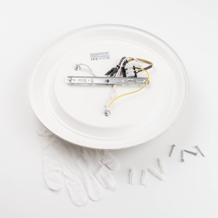 Brilagi - Φωτιστικό οροφής CLASSIC 3xE27/60W/230V κρεμ/πατίνα