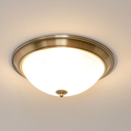 Brilagi - Φωτιστικό οροφής CLASSIC 3xE27/60W/230V μπρονζέ